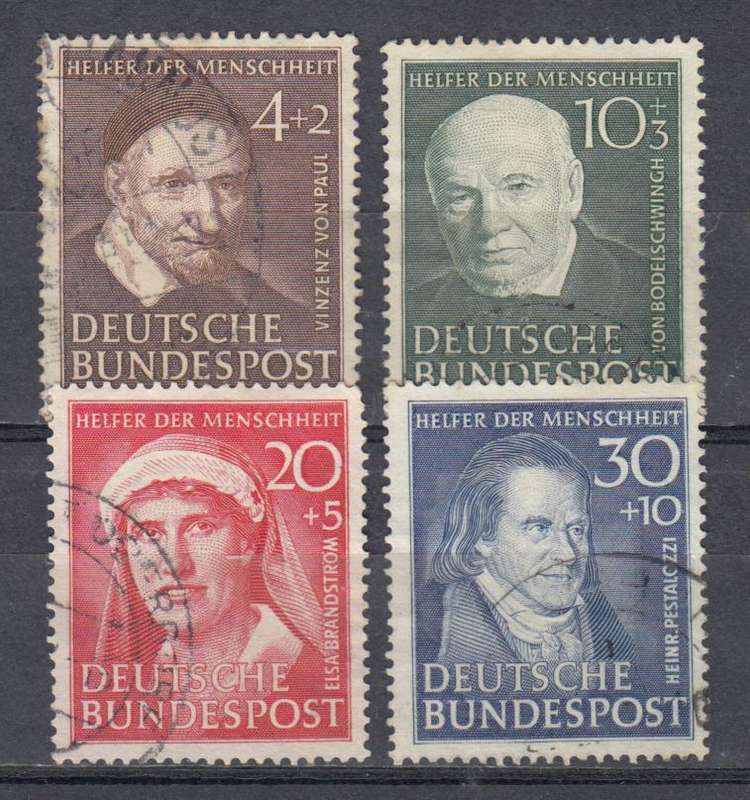 W.GERMANY-SCARCE SET SUPERB USED   R4950.00