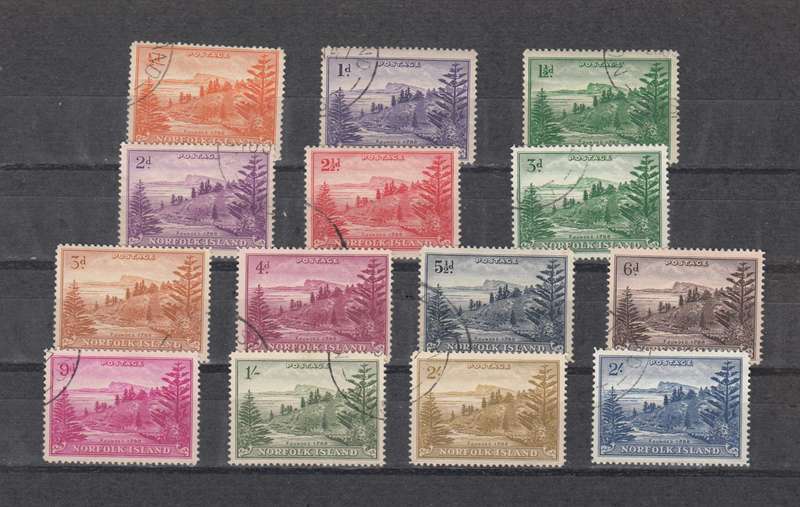 NORFOLK ISL. KGVI SET VFU