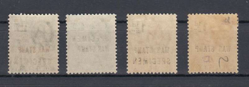 MONTSERRAT-SCARCE SET AS " SPECIMENS " SG 60s-62s  VFM   R2780.00