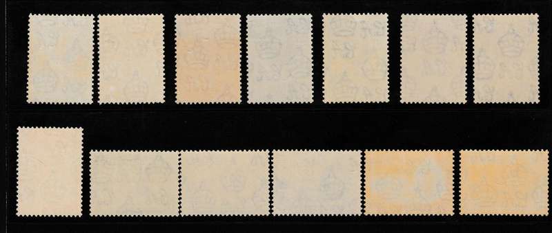 GOLD COAST-KGVI VERY SCARCE ORIGINAL 1938 ISSUES UMM-SEE BACKS BELOW  R9000.00