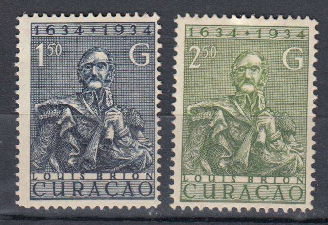 CURACAO-1934 SG 152+ 153   SCARCE VFM-H.R.     R4920.00