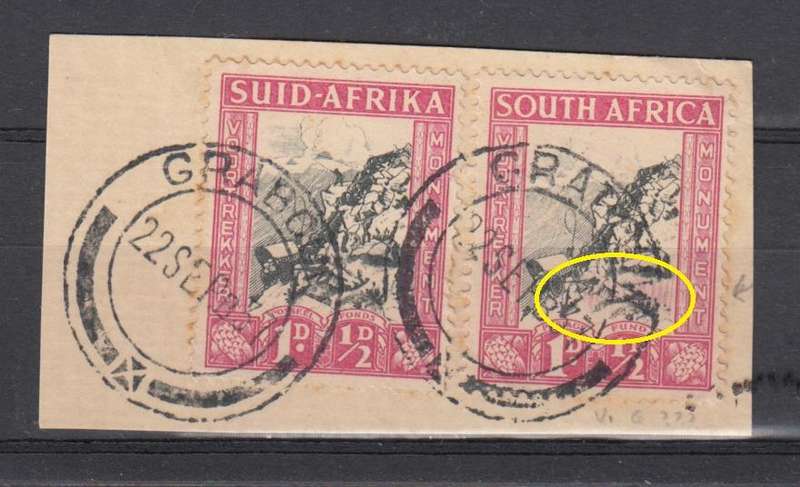 UNION VFU PAIR SHOWING " red flowers on the mountain "