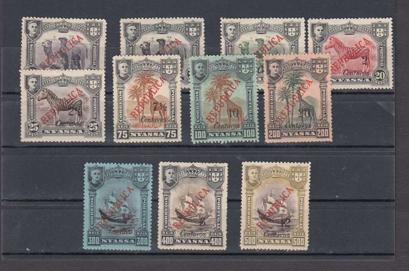 NYASA COMPANY-1921 VFM LOT-H.R.  R1030.00