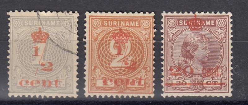 SURINAME-1911 VFM/U H.R.    R860.00
