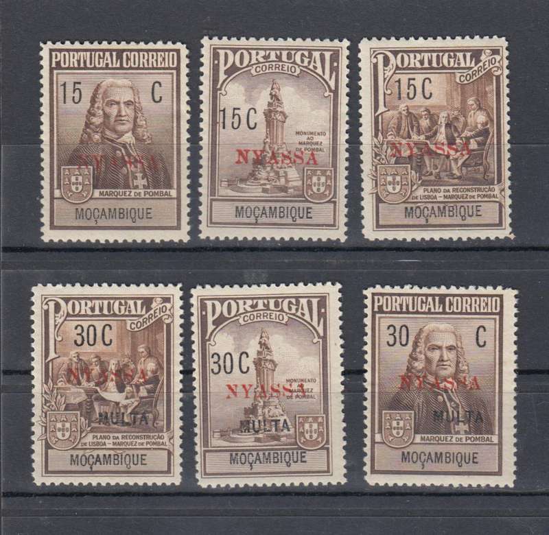 NYASA COMPANY- SCARCE POSTAGE DUES VF UMM PLUS SGC141-143   R2030.00