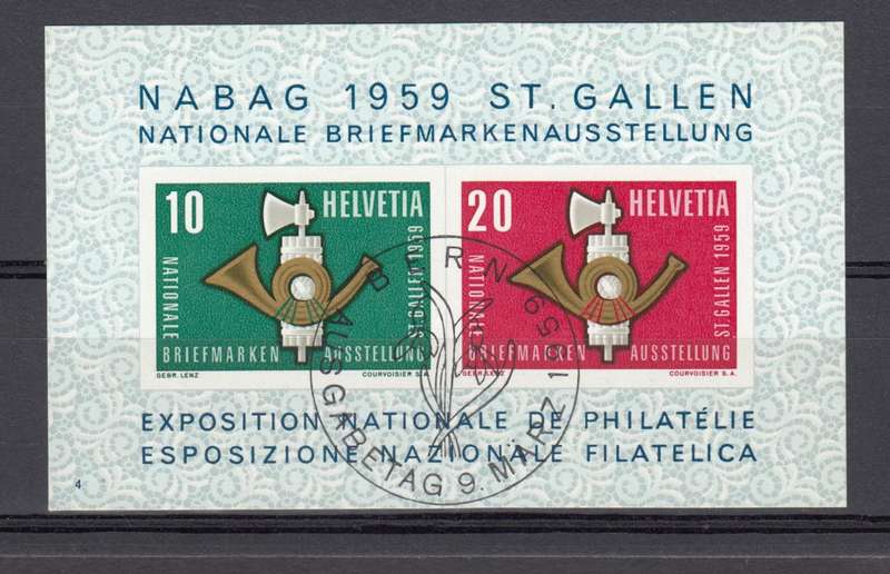 SWITZERLAND-SCARCE 1955 M/SHEET VFU   R3240.00