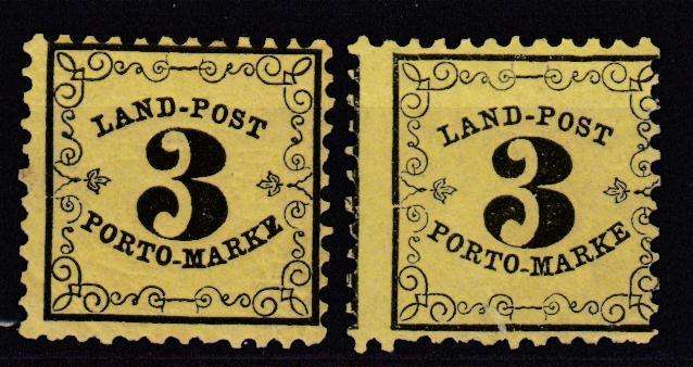 BADEN- VERY SCARCE  R4130.00  SG D40 vfm + MICHEL THICK paper M2y the cheap one has a tear,