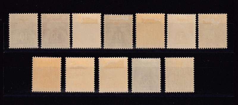 FRANCE-1946 P.DUE SET WITH SCARCE SGD996 LIGHT H.R.  R5280.00