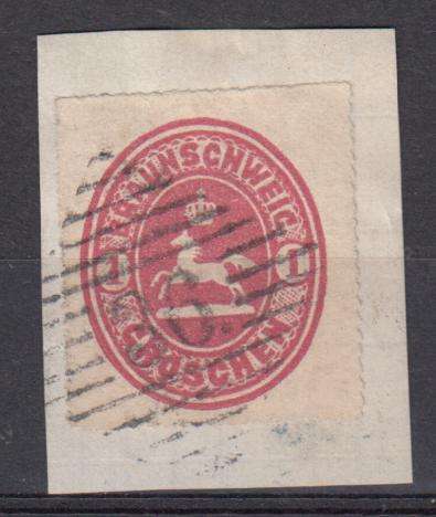 BRUNSWICK- RARE SG29 SUPERB on piece  R2260.00+