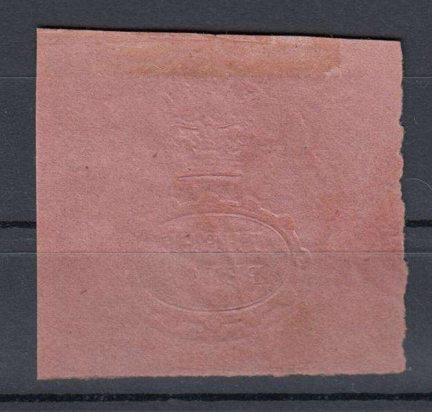NATAL-RARE EMBOSSED 1857 3d VFM 50% GUM-SEE BELOW FOR USED R 13 000.00