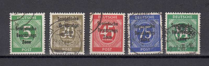 SOVIET ZONES VFU  R330.00