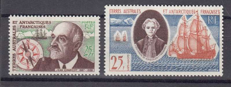 POPULAR TAAF   VERY  SCARCE FVM  SG 24 AND 25    H.R.   R2160.00