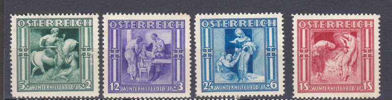 AUSTRIA-1936 SET VFM H.R.  R330.00