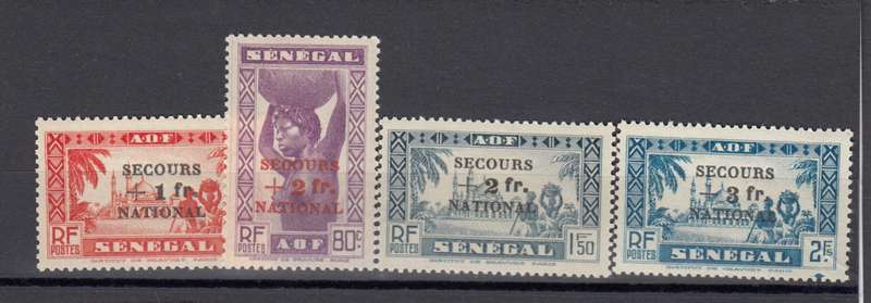 FRENCH-SENEGAL-1941 SET VFM-H.R.  R880.00
