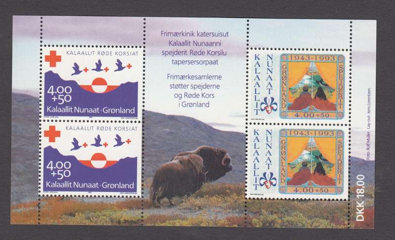 GREENLAND-1993  mini sheet superb umm   R550.00