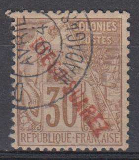 DIEGO SUAREZ-SELDOM SEEN SG 23 RARE SUPERB USED WITH EXPERTIZATION ON BACK  R23 110.00