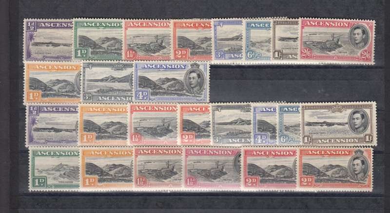 LOVELY FRESH KGVI LOTS H.R.  ON AUCTION TODAY-SEE THEM ALL   R8380 SCARCE PERF CHANGES