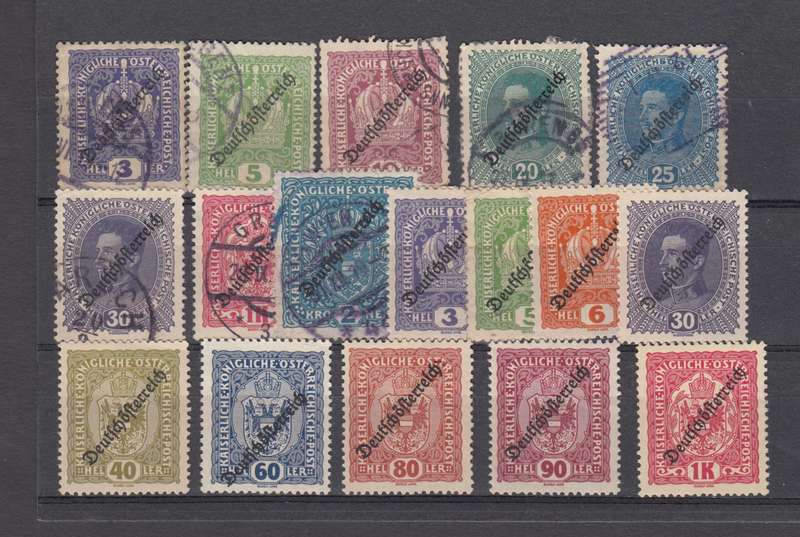 AUSTRIA-1918 vfm/used lot