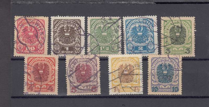 AUSTRIA-1920 set vfu