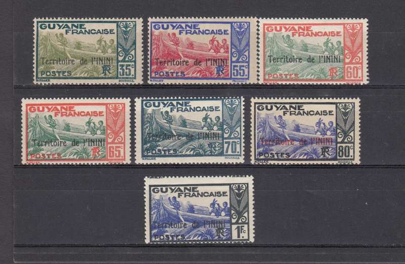 FRENCH COLONIES-VFM/UMM 1F SCRIPT ON PERF`S SCARCE LOT !!