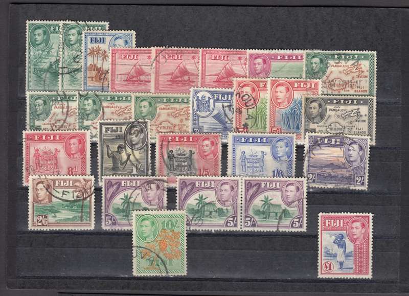 FIJI-KGVI VERY FINE USED COMPLETE SET   R3450.00