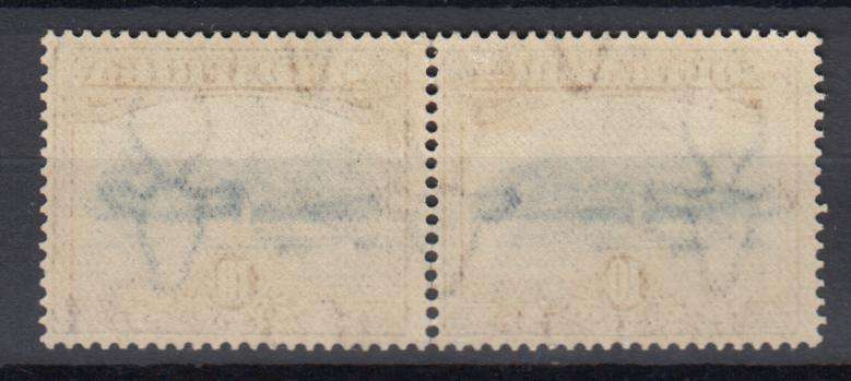 UNION-VERY SCARCE LONDON 10 Shilling pair-odd light perf splitting RARE " ANILINE TYPE " see below