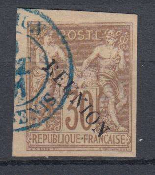 FRENCH REUNION-1891 SCARCE VFU SG 13A EXPERTISED  R1830.00