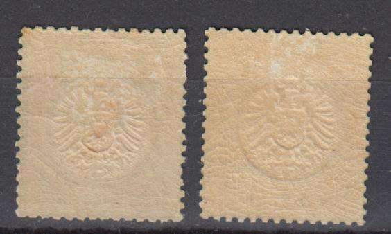 GERMAN EMPIRE-SG 17 AND 23 SUPERB MINT-LIGHT H.R.  R2950.00