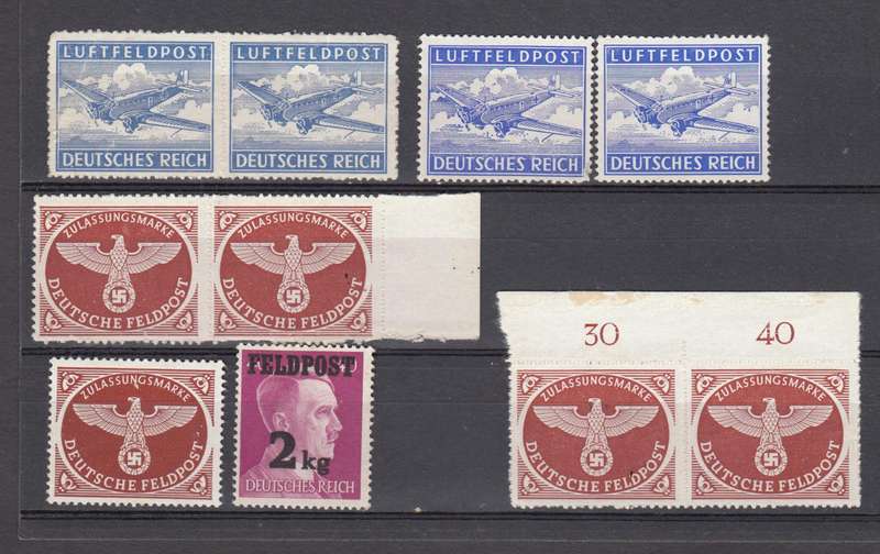 UNSOLD LOTS ON AUCTION-MUST SEE BELOW SOME VERY GOOD !!!! REICH FIELD POST UMM LOT