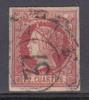 SPAIN-1860  superb used SG 65   R450.00