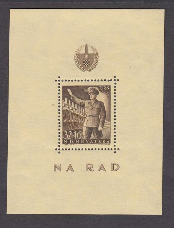 CROATIA- A LOVELY MINI SHEET  SUPERB UMM