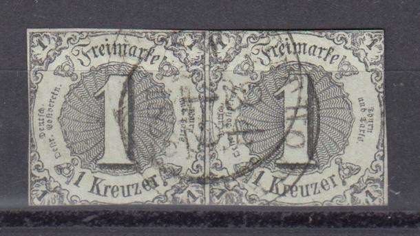 THURN & TAXIS SCARCE PAIR SG 51 SUPERB  STUNNING ITEM !!!!
