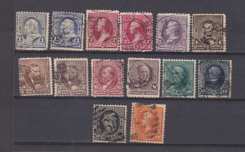 USA-1890 FINE USED SET WITH SHADES  R7200.00