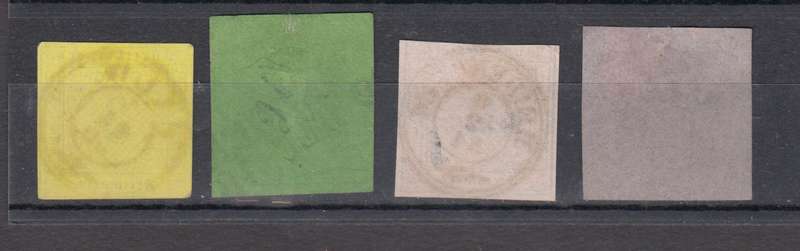 WURTEMBERG-1851 RARE FIRST ISSUES VFU SG9 IS RARE SO NICE  1380 GBP OR  R33 120.00