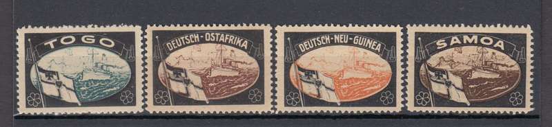 GPO-COLONIES SUPERB VFM LABLES NICE LOT !!!! TOGO,SAMOA ETC