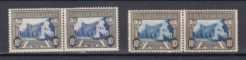 UNION- 10 SHILLING VFM BOTH SHADES H.R.