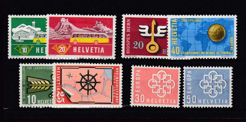 SWITZERLAND- VFM LOT H.R.