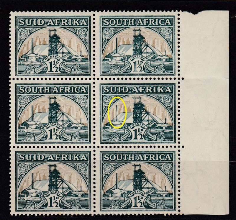 UNION-1.5d PROVING BLOCK " BROKEN CHIMNEY " VFM-H.R TOP PAIR