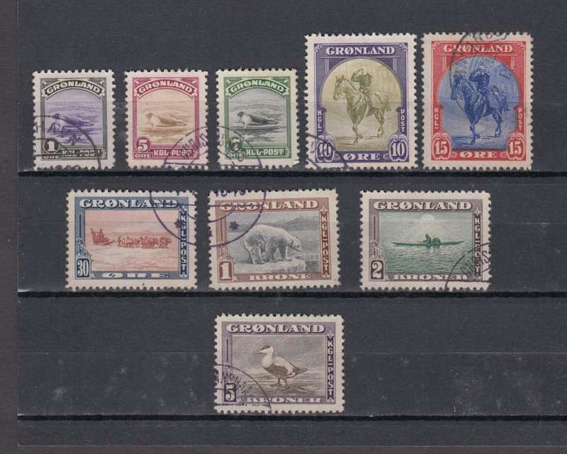 GREENLAND-1945 VERY SCARCE SUPERB USED  R10 800.00