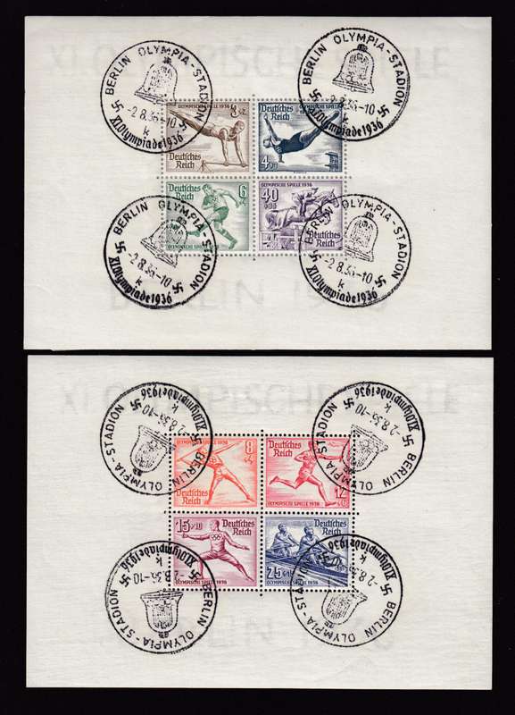 REICH-VERY SCARCE SUPERB USED OLYMPIC MINI SHEETS   R5760.00