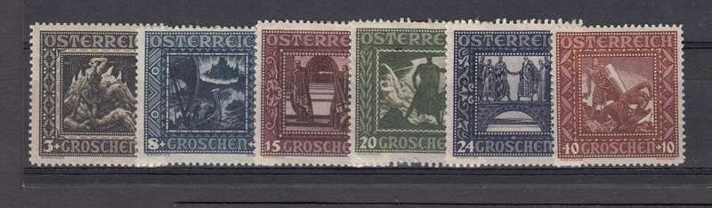 AUSTRIA- 1926 set SUPERB MINT-light h.r.