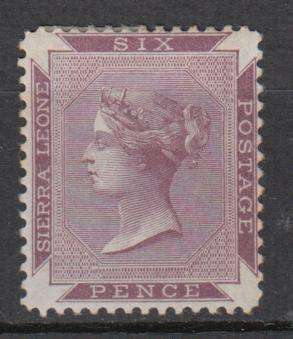 SIERRA LEONE-QV  VFM H.R.  SEE BACK BELOW