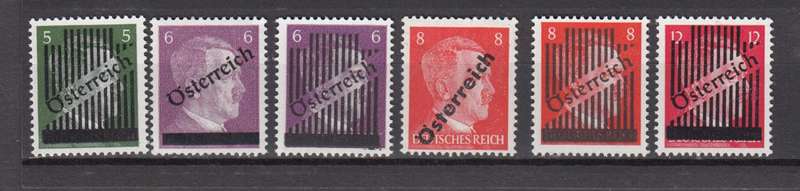 AUSTRIA- SCARCE HITLER overpints UMM LOT !!!!