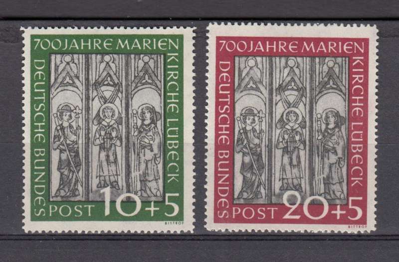 WEST GERMANY-VERY SCARCE SUPERB MINT SET-LIGHT H.R.  R7680.00