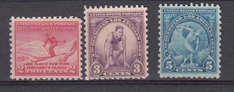 SOME SCARCE OLYMPICS SETS ETC USA UMM