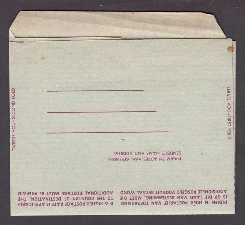 SWA-SCARCE UNUSED LETTER CARD WITH ORIGINAL GUM