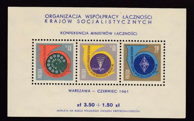 POLAND-1961 MINI SHEET UMM  R330.00