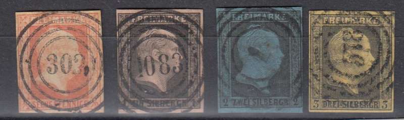 PRUSSIA-SG22 etc,lovely scarce used lot watermarked-see below R8100.00