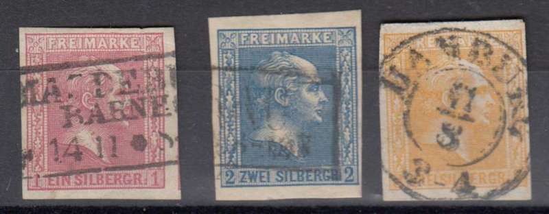 PRUSSIA- very fine used mono-colours  R1580.00
