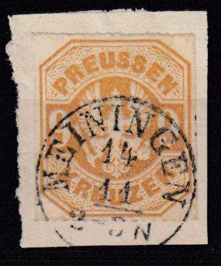 PRUSSIA- SG 46 superb used on piece   R2060.00
